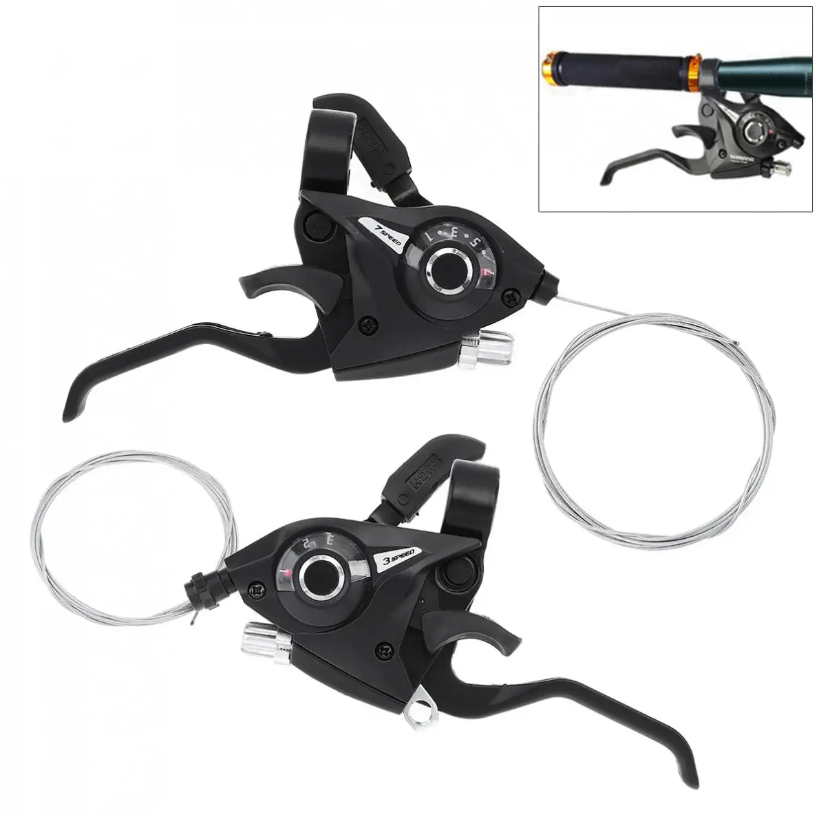 Велосипедный тормоз 3x7 21 скорость велосипедный переключатель передач для