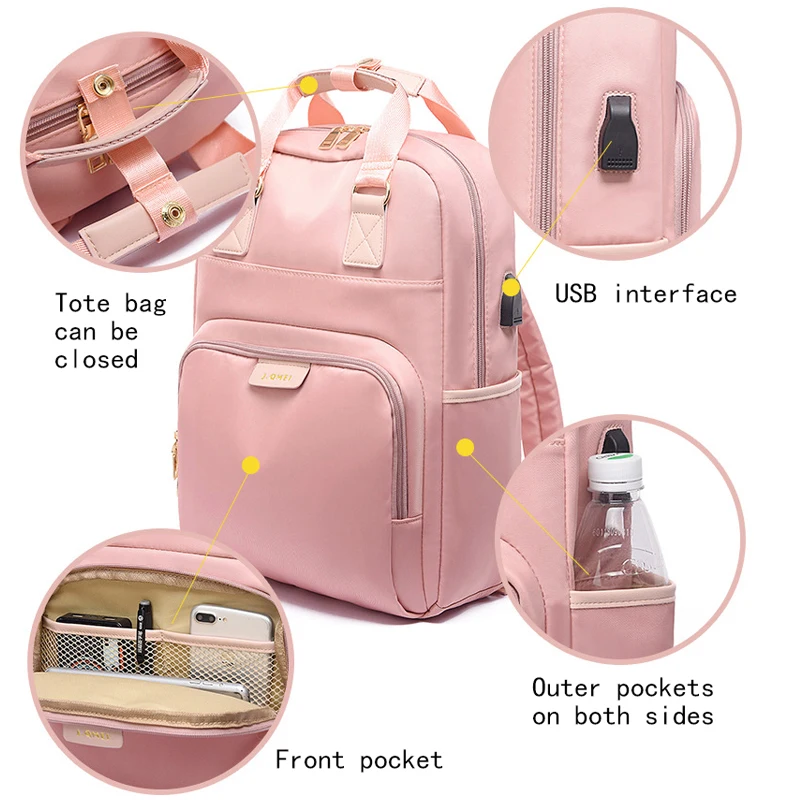 женский рюкзак с внешней зар