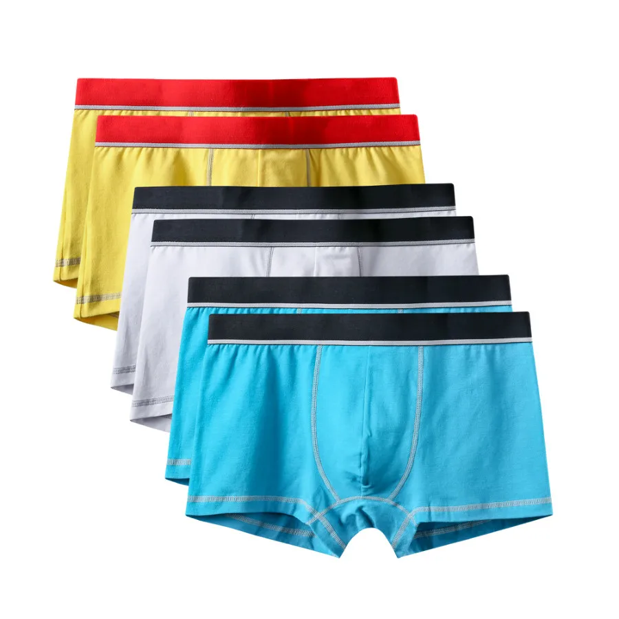 6Pcs A0608 Mix B36 6 шт./лот, фирменное качество,, новые модные сексуальные хлопковые шорты, мужские боксеры, шорты, мужское нижнее белье, мужские трусы, мужская одежда - Цвет: 6Pcs A0608 Mix B36