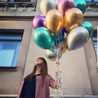 30 шт., хромированные металлические латексные украшения для детской вечеривечерние