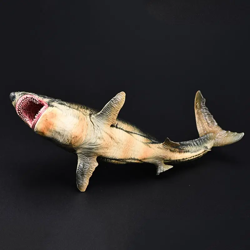 

Simulation Marine Animal Model Toys Ocean World Realistic Big Shark Ornament Children Educational Prop Kids Collection Toy J60B