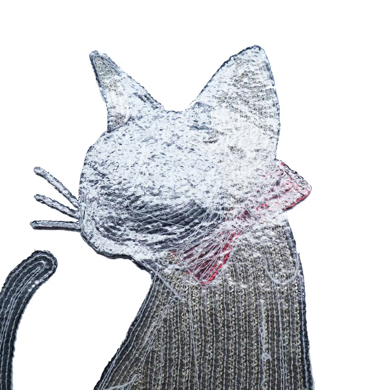 1 шт. Милая кошка пришивка аппликация нашивки DIY для одежды мультфильм кот нашивка LSHB366|patches for clothing cartoon|patches