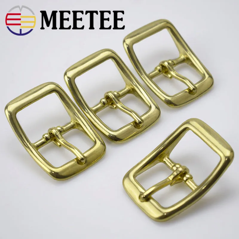2 шт. ремень Meetee 13/16/20/25 мм из чистой меди латунный штырьковый пряжки для