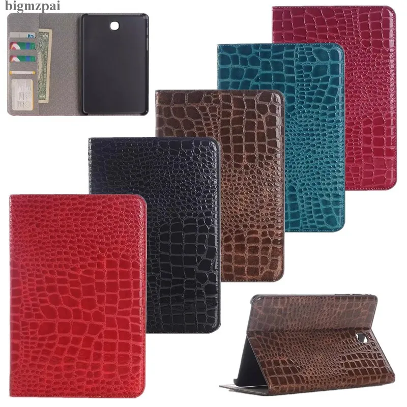 Чехол для планшета для samsung Galaxy Tab S2 9,7 T810 T815 SM-T815 из искусственной кожи с узором «крокодиловая кожа», защитный чехол-книжка с подставкой