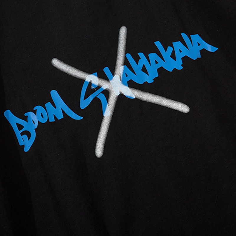 

ELKMU Oversize T-shirts Summer 2021 Hip Hop Streetwear Drink Water Print Short Sleeve Tops Tees Men Loose Tshirt Harajuku HE767