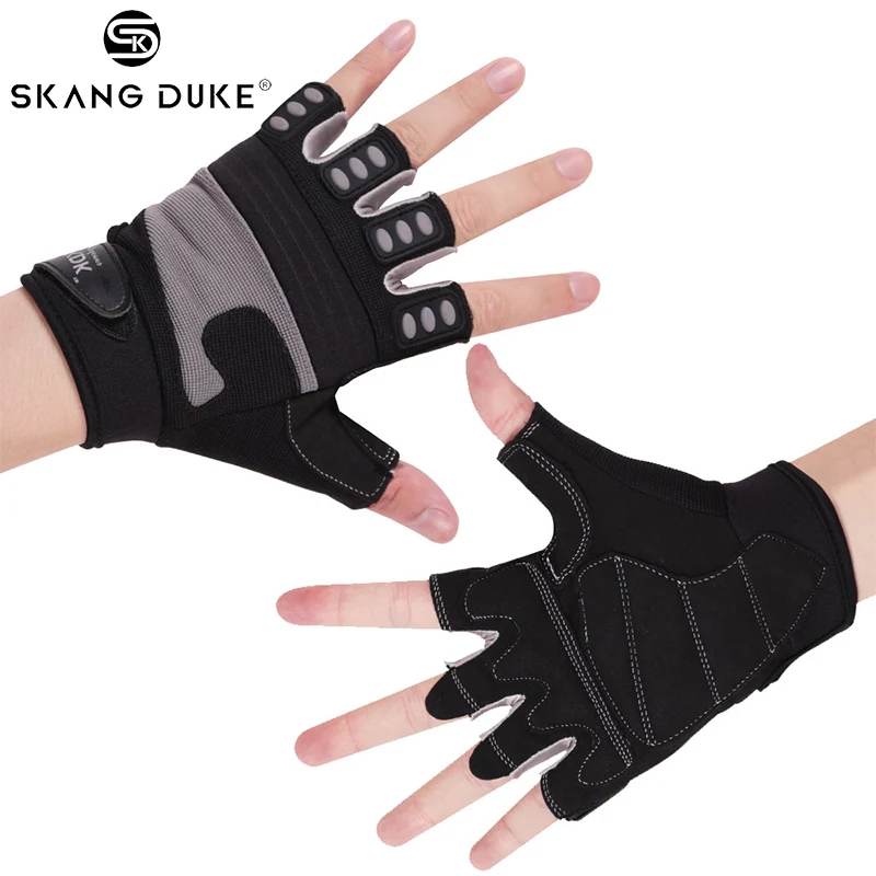 Спортивные перчатки для тренажерного зала мужские тренировочные защита ладоней