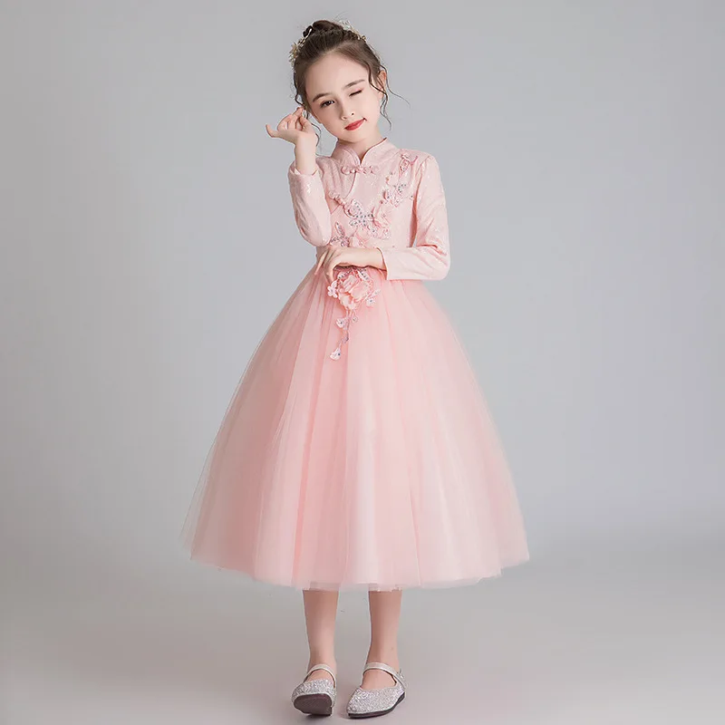 2019 детская для новорожденных девочек элегантное платье подружки невесты детей