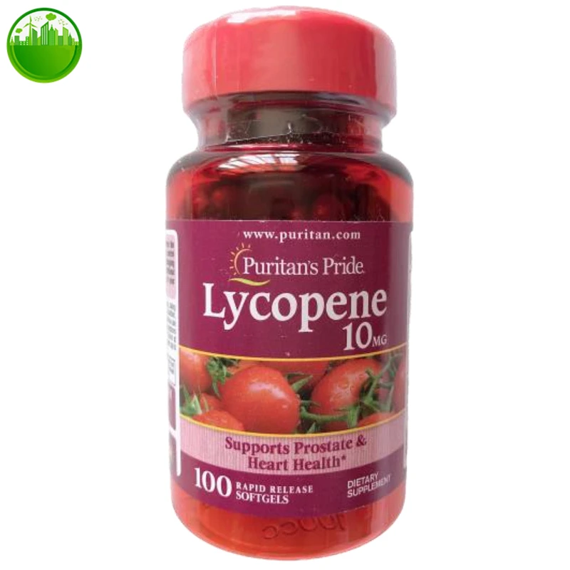 

US Puritan's Pride Lycopene10Mg Supports Prostate&Heart Health 100 SOFTGELS Improve Sexual Function and Sperm Vitality