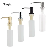 tuqiu kitchen sink soap dispenser stainless steel soap dispenser bathroom 300ml soap dispenser blackgoldchromenickel