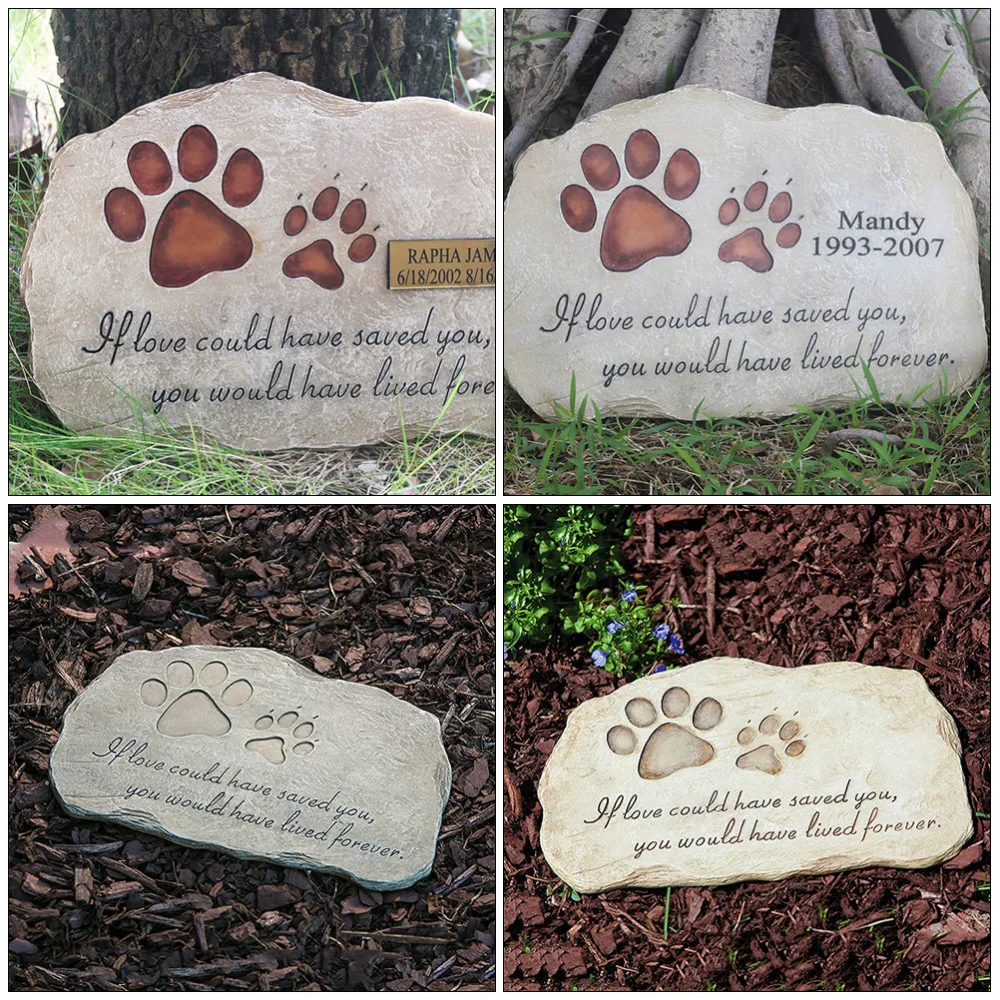 

Pet Dog Memorial Stone Dog Garden Stones Grave Markers Dog Memorial Gifts