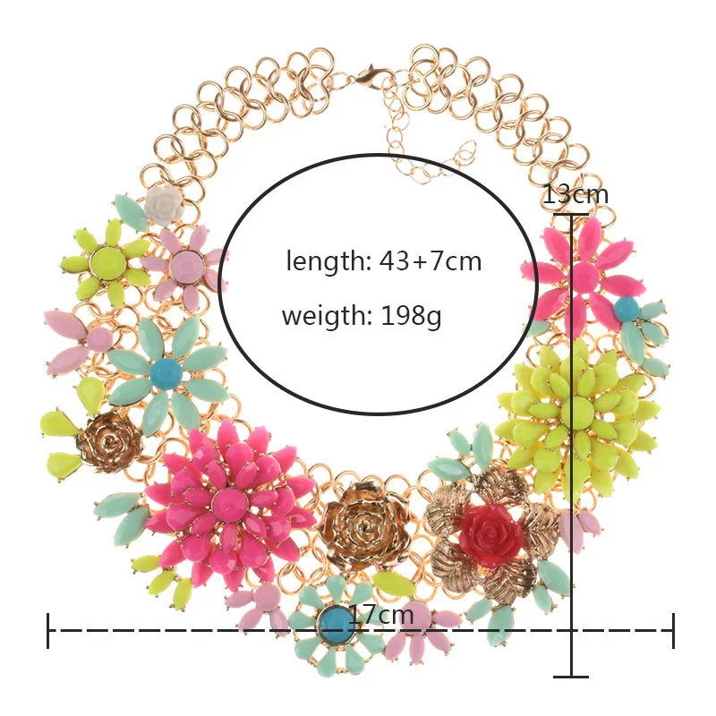 Винтажное большое ожерелье макси для женщин Большая подвеска дешевые модные