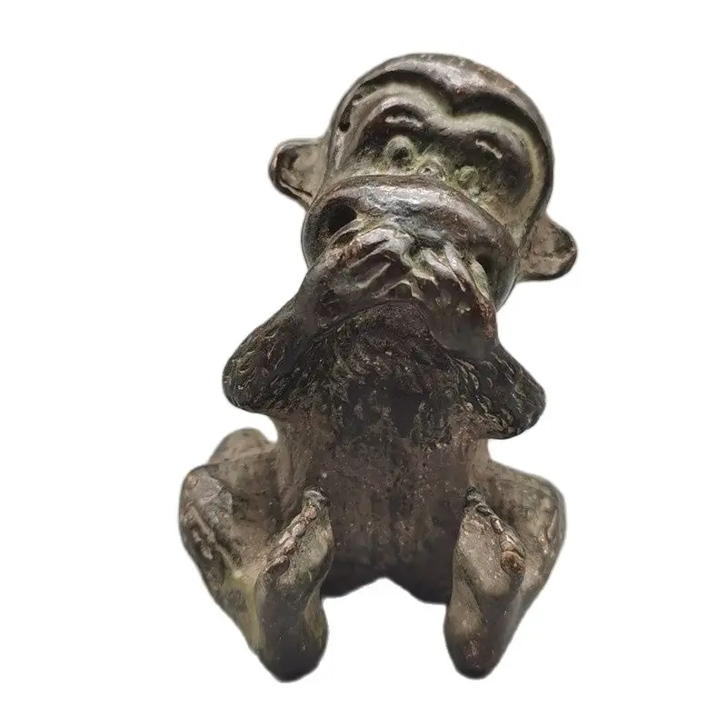 

Chinese old Bronze statue Buddha of Pure copper monkey statue