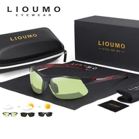 lioumo ultra light sports sunglasses for men photochromic polarized glasses women day night vision driving goggles gafas de sol