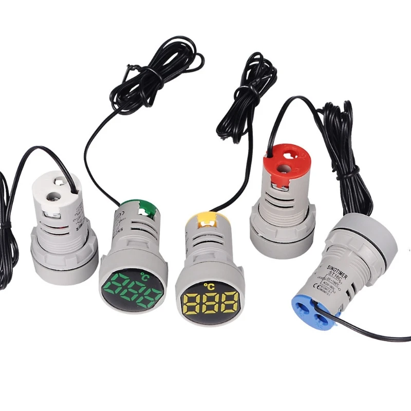 

Термометр с цифровым светодиодсветильник дисплеем, Диапазон измерения температуры от-20 до 380 ℃, 50-120 В переменного тока