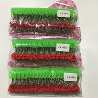 600pcs 100set s m l red rubber fishing space beans oval stopper positioning bean fishing float connector fishing accessories