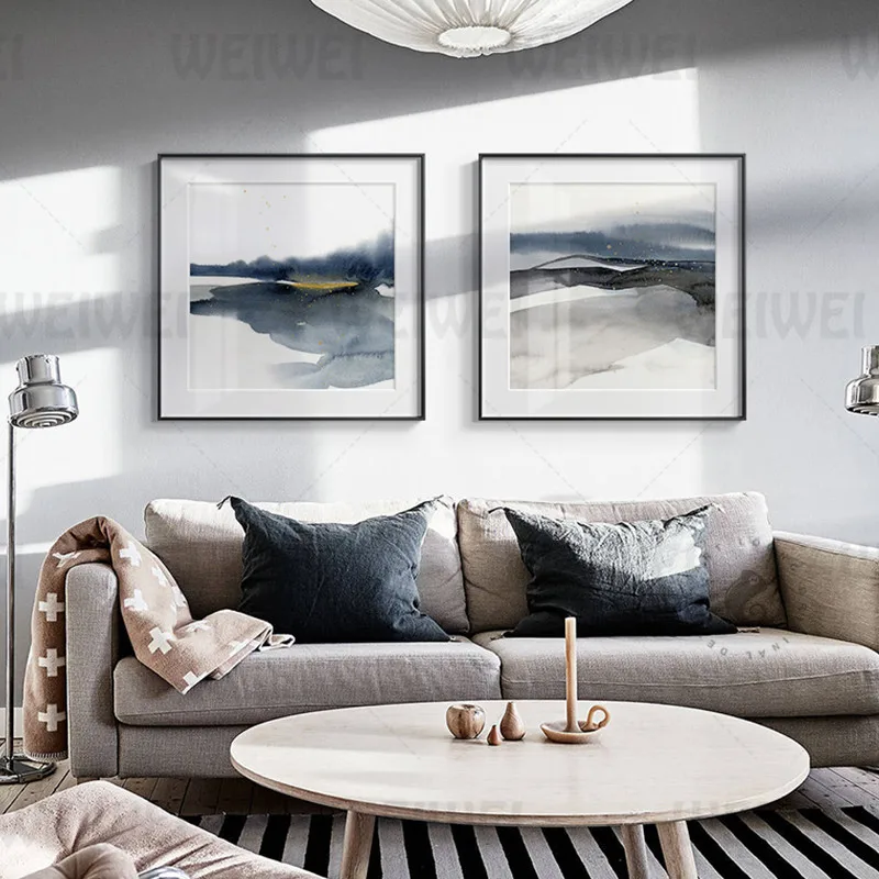 

Abstract Landscape Landscape Home Decoration Painting Ink Living Room Wall Canvas Poster Bookstore Coffee Shop Bedroom Prints