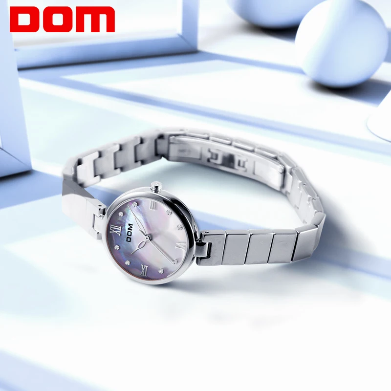 DOM океан серии часы женские повседневные Модные кварцевые Валентина Подарочный