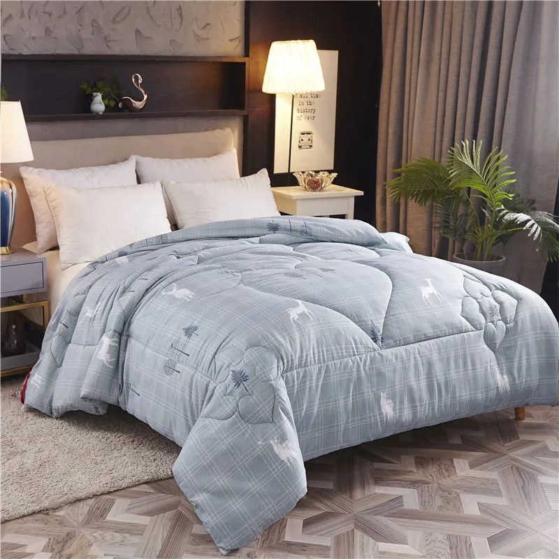 

Mulity-choose Winter Comforter Warm And Comfortable Comforter For Christmas Gift Cute Style 100% Superfine Fiber Polyester Quilt