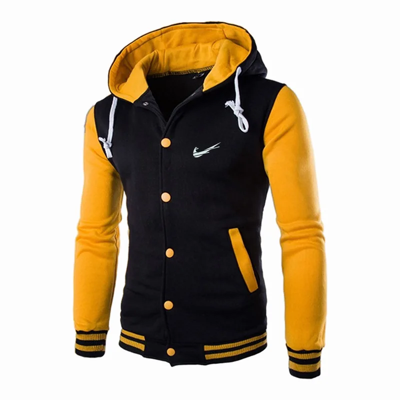 

2021 Fashion new IКNIKEС hooded baseball shirt men's jacket slim hoodie shorts