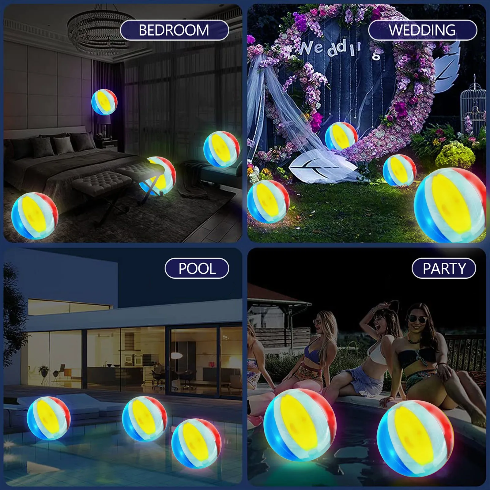 

New Arrival 30/40cm Inflatable Beach Ball PVC Water Balloons Rainbow-Color Balls Summer Outdoor Beach Swimming Toys