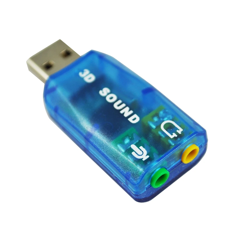 

External USB 2.0 5.1 CH 3D Sound Card Audio Adapter