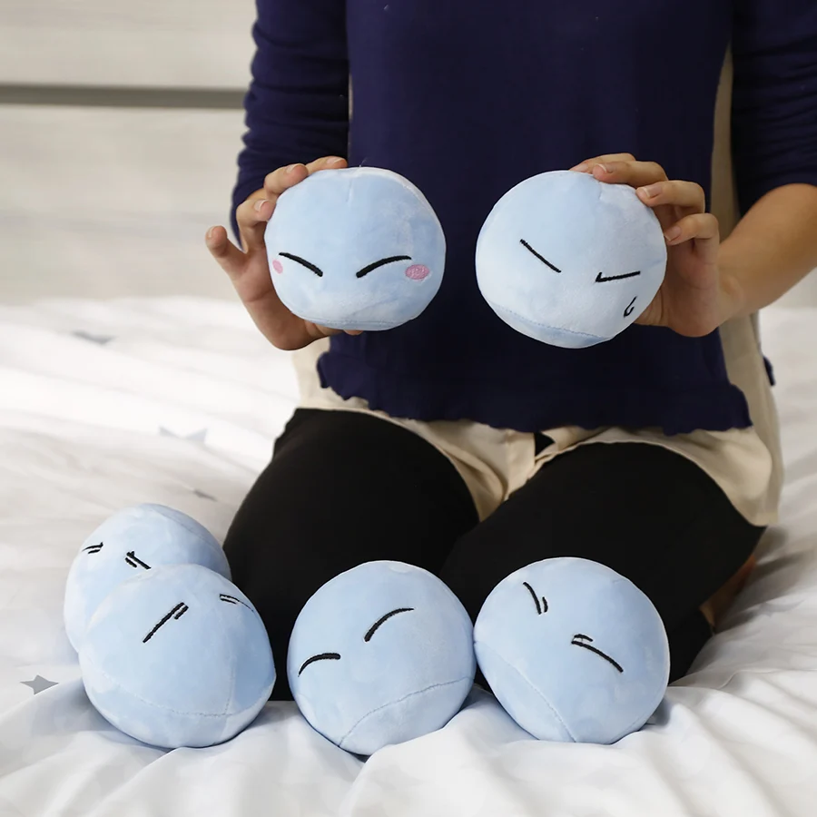 6pcs Rimuru Tempest That Time I Got Reincarnated as a Slime Pillow Cute Penguin Throw Mini Different Emotion | Дом и сад