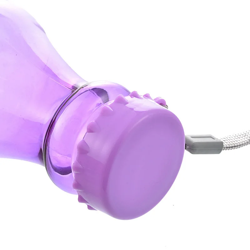 Candy Colors Water Bottle 550mL For Travel Camping Running Portable Unbreakable Frosted Leak-proof Plastic Kettle | Дом и сад