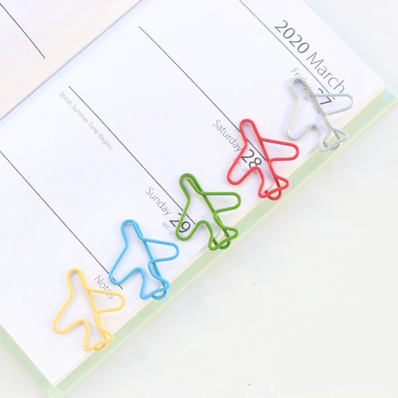 20 шт. классические цветные металлические зажимы органайзеры в форме