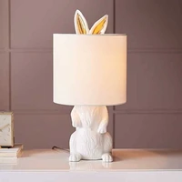 postmodern rabbit table lamp nordic living room study master bedroom table lamp childrens room simple bedside table lamp