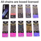 Цепь переключения передач SUMC 8 9 10 11, для горного и дорожного велосипеда, золотая, цепь цветов радуги X8, X9, X10, X9SL, X10SL, X11SL, для Shimano SRAM, CAMPAGNOLO