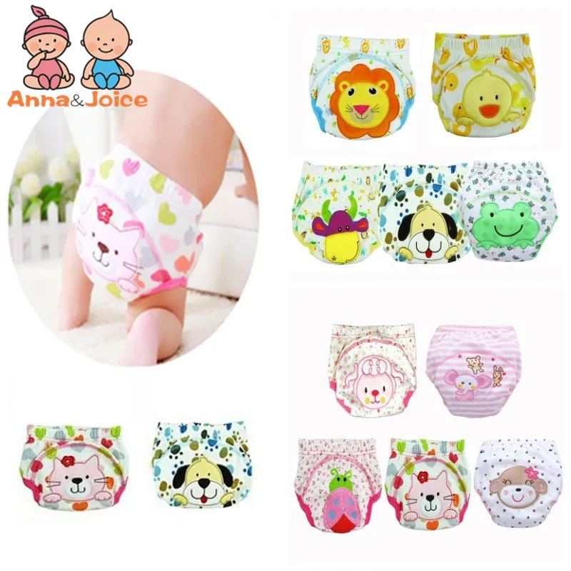 30pcs/Lot Diapers baby children's Underwear Reusable Nappies Training Pants t80/90/100