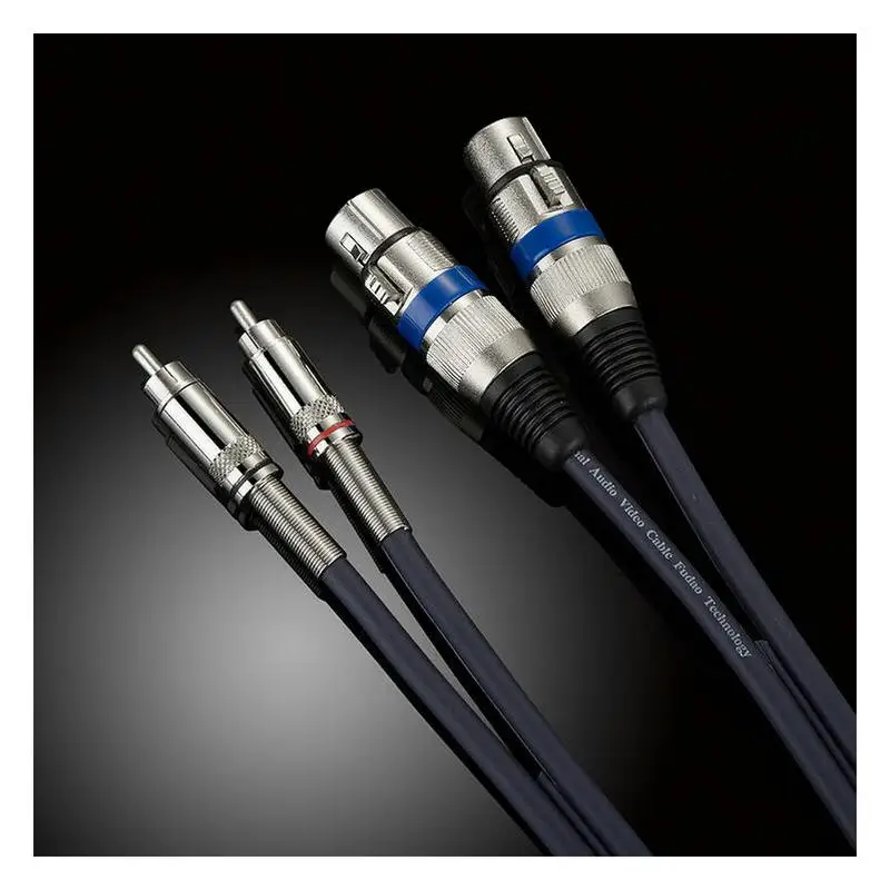 Новый двойной XLR обратиться к двойной кабель RCA аудио кабель аудио провода JSJ-205