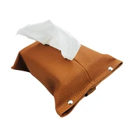 1 pcs car tissue box towel sets car sun visor pu leather tissue box holder for haima 3 7 m3 m6 s5 jac j2 j3 j4 j5 j7 s1 s3