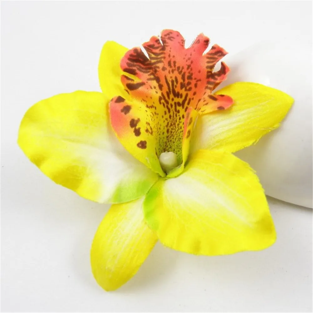 Женская заколка для волос Пляжная в богемном стиле с цветами и орхидеей