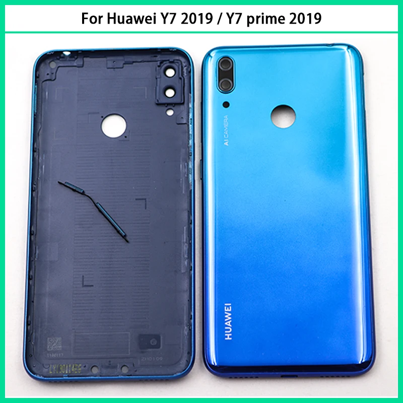 Новинка 6 26 &quotдля Huawei Y 7 Y7 prime 2019 Пластиковая Задняя крышка для батареи Корпус