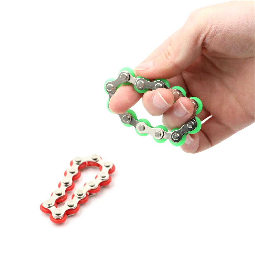 

New Sale Bike Chain Fidget Spinner Bracelet For Autism And ADHD Fidget Toy Anti Stress Toy For Kids/Adult/Student
