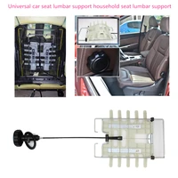 back lifting adjustable car lumbar support rotatead hand manual operated relaxation for waist back headrest swivel seat interior