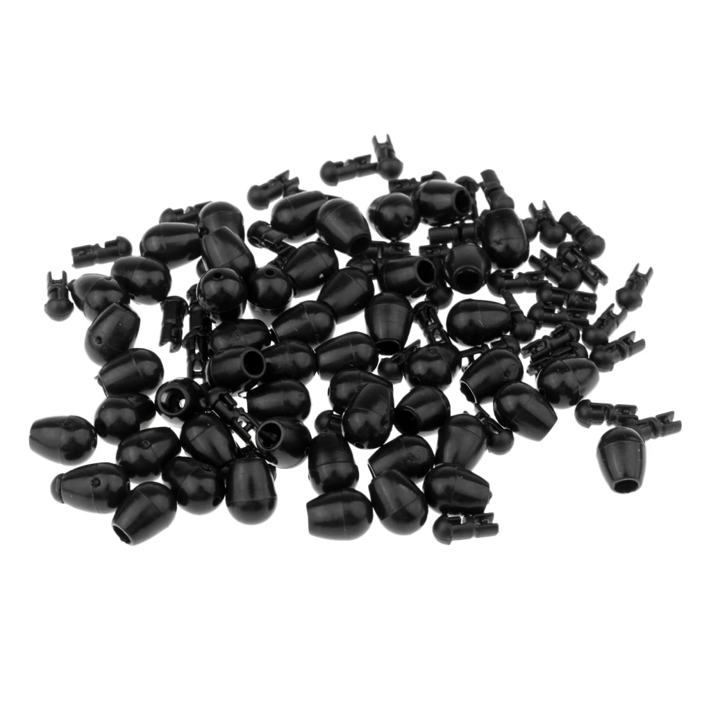 50 шт. рыболовные бусины для быстрой смены приманки аксессуары кормушки держатель