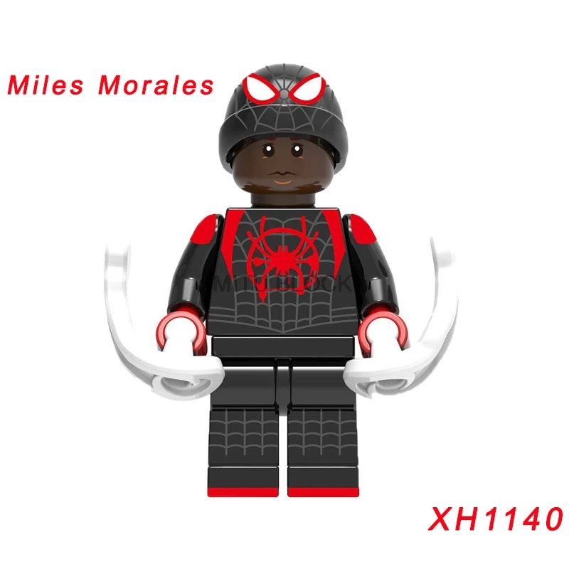 xh1140 Single Sale Avengers 4 End Game Space Suit With Micro Figures Tony Stark Thor Hawkeye For Children Toys Building Blocks - Цвет: xh1140