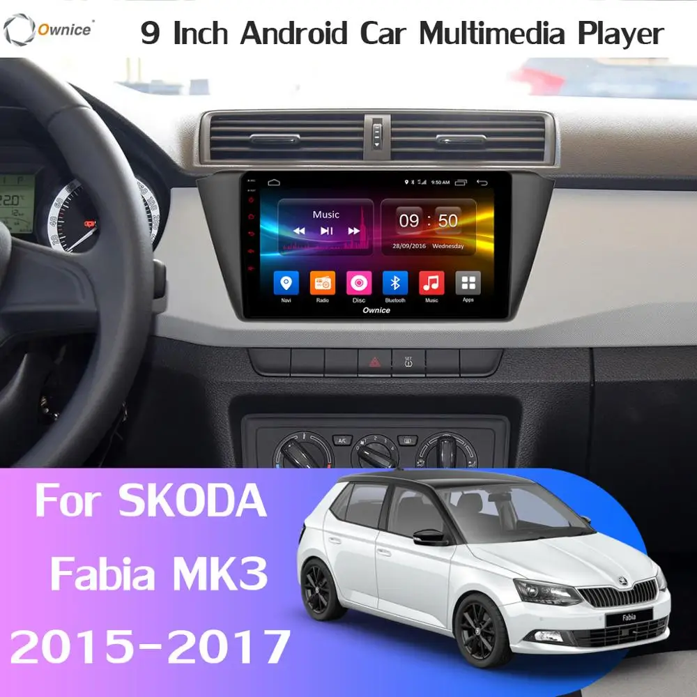 360 ° ×AHD панорамная камера 4G LTE Android 9,0 4 Гб+ 64 Гб DSP CarPlay Автомобильный gps радио плеер для Skoda Fabia mk3