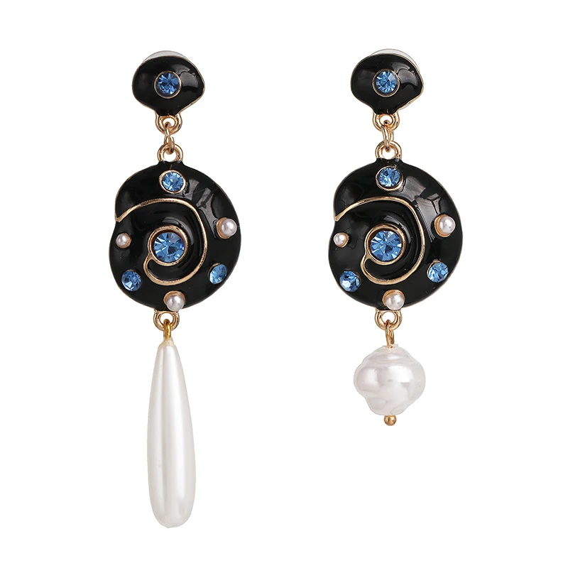 Женские серьги-подвески с искусственным жемчугом в богемном стиле | Украшения и