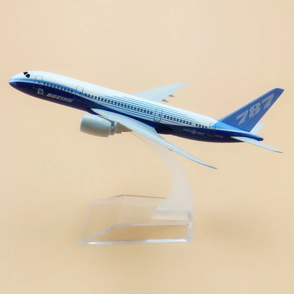 

16cm Metal Prototype Air Boeing 787 B787 Airlines Plane Model ProtoMech Development Aircraft Airplane Model w Stand