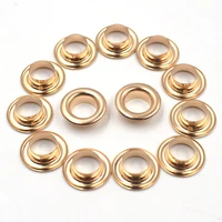 200 sets 8mm brass rose gold metal eyelets