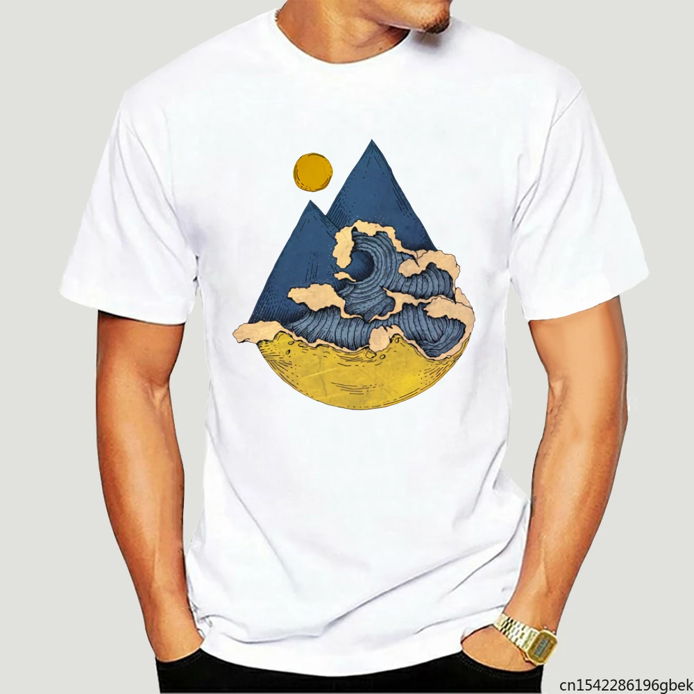 

Mountain Abstract View Print Graphic Men's T-Shirt