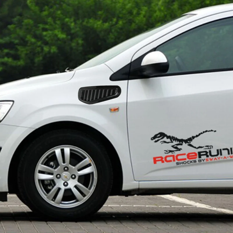 2 шт./компл. Автомобильный Черный ABS спортивный гоночный воздушный симулятор