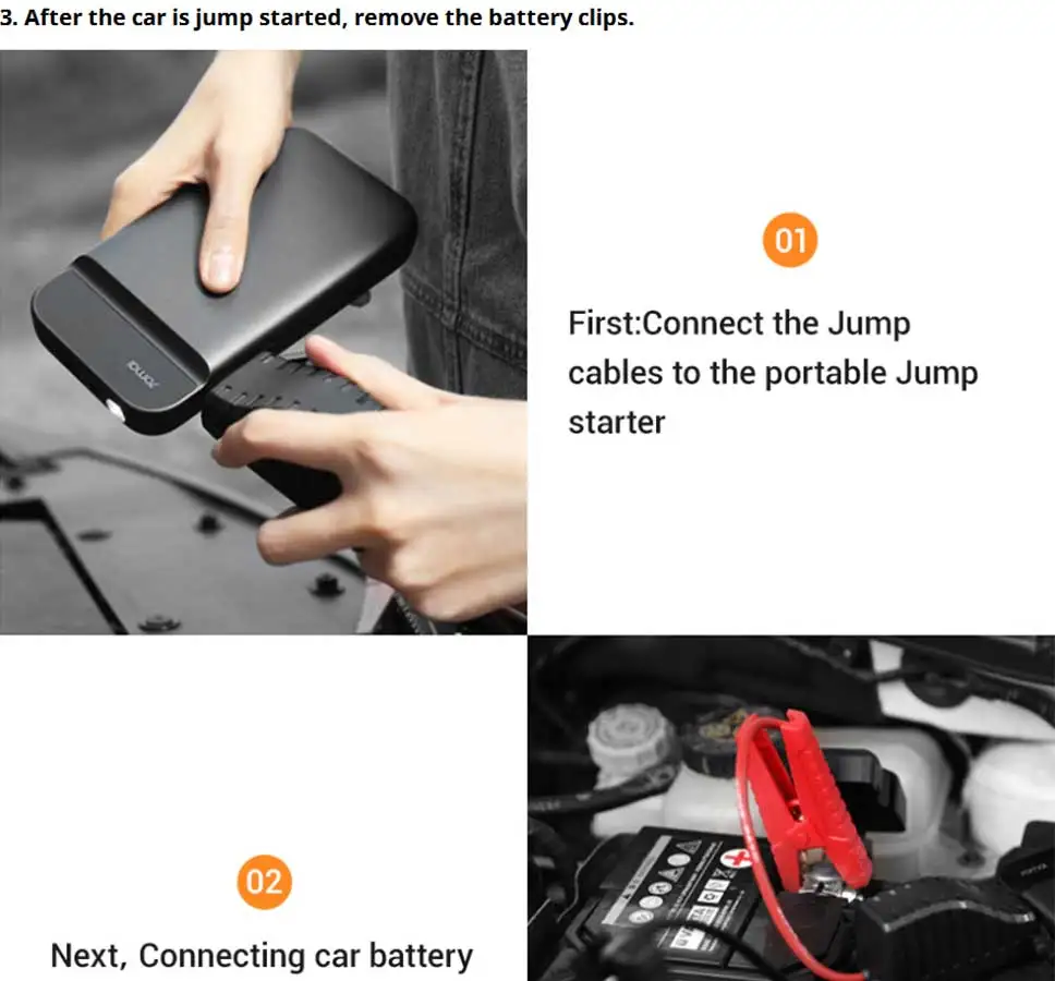 70mai автомобильное пусковое устройство power Bank 600A портативное автомобильное зарядное устройство 12В пусковое устройство бензиновый дизельный автомобильный стартер