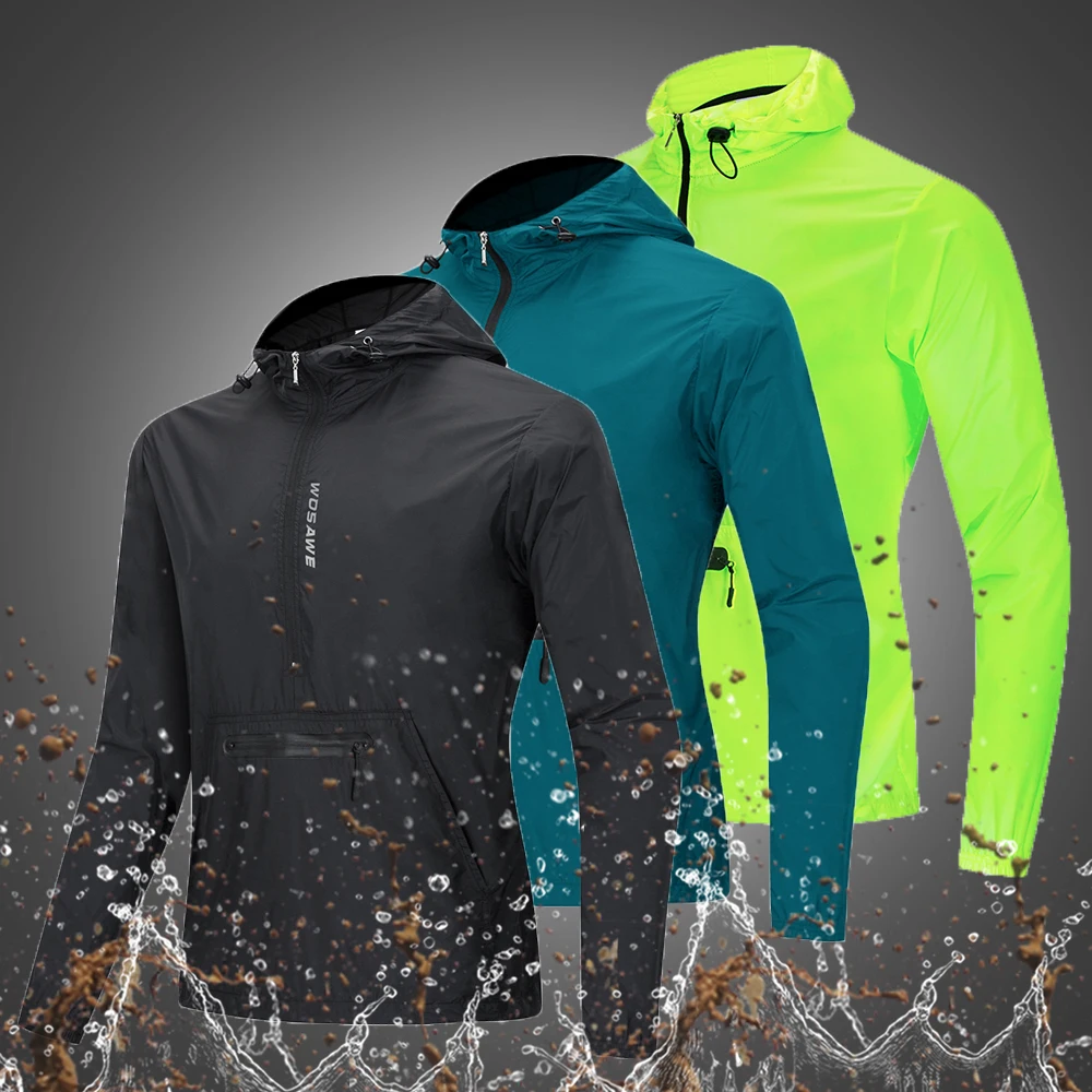 Светоотражающая велосипедная куртка WOSAWE с высокой видимостью ветрозащитная