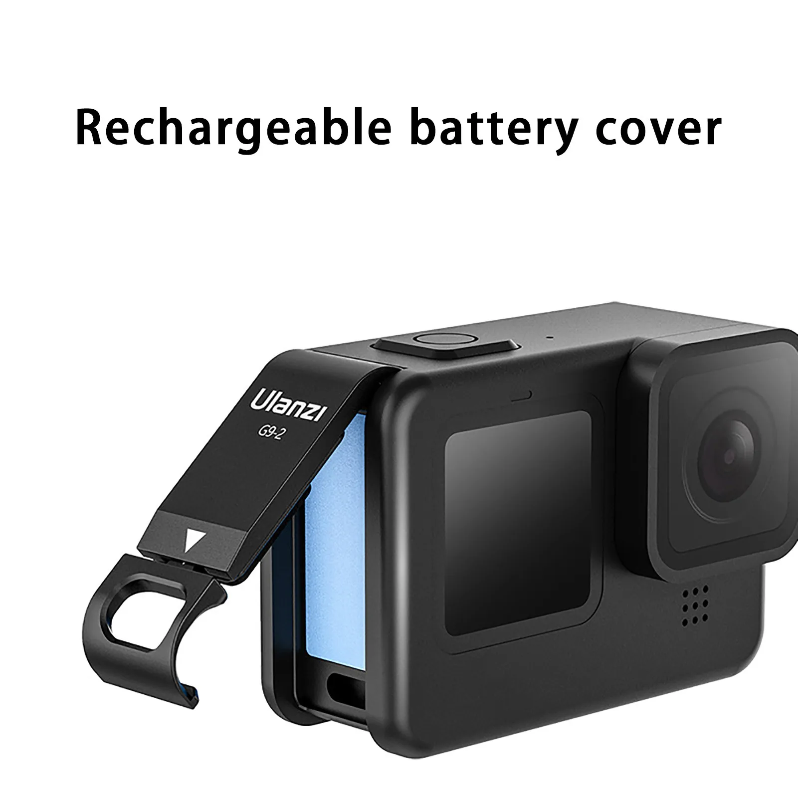 

Rechargeable Battery Sides Lid Door Protective Covers Battery Protective Cover For GoProHero 9 Camera Cameras Accessories #LR3