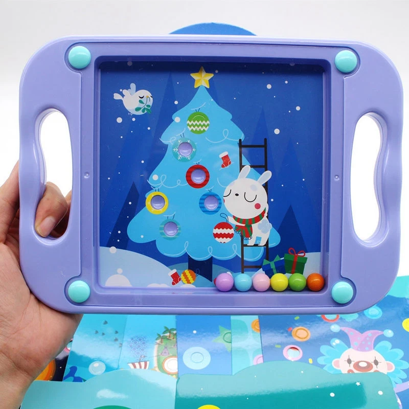 

Maze Ball Puzzle Kid'S Balance Ball Game Educational Puzzle for Hand-Eye for 4+ Toddlers Learning & Developing Toy