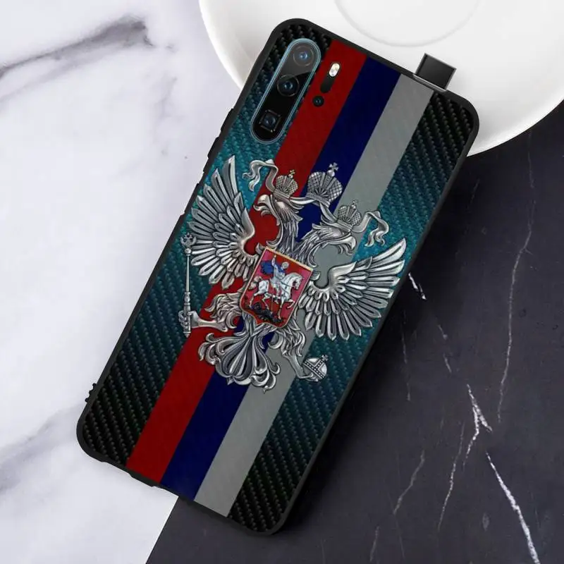 

russian flag eagle carcasa Phone Case For Huawei honor Mate P 10 20 30 40 Pro 10i 9 10 20 8 x Lite